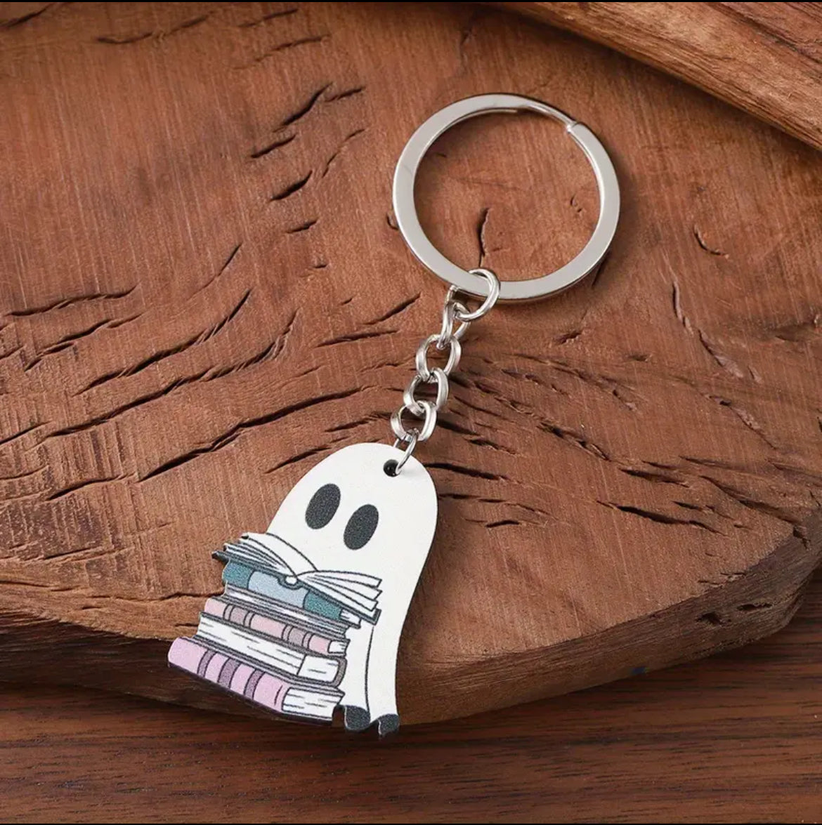 Bookghostie sleutelhanger