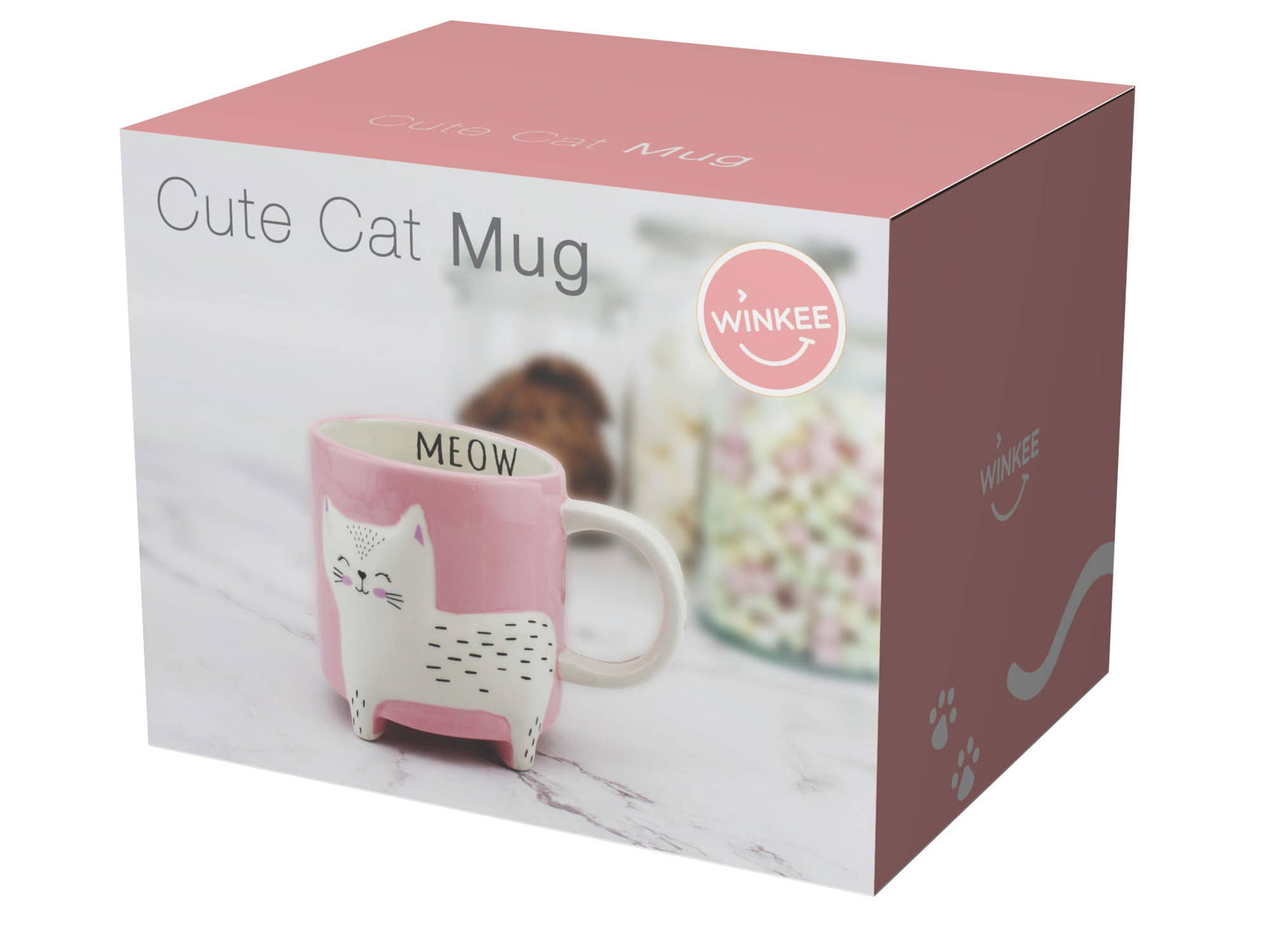 Leuke dierlijke koffiemok kat