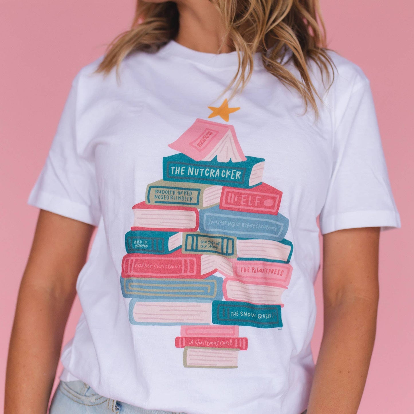 Kerstboomboeken Wit