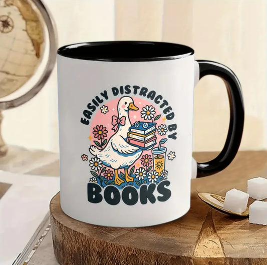 Easily Distracted by Books Mug
