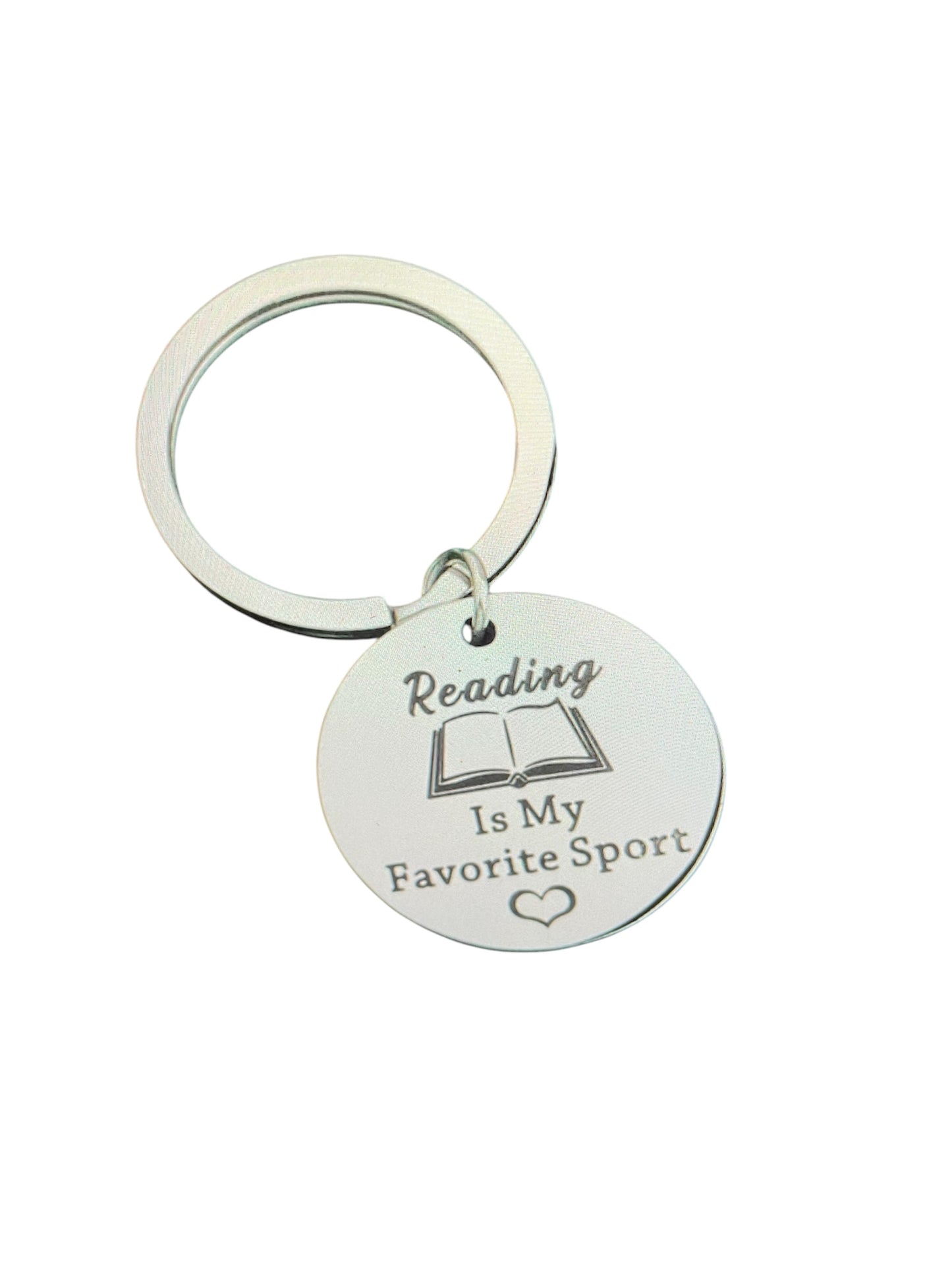 Reading is my favorite sport Sleutelhanger