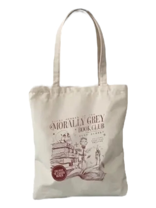 Morally Grey Bookclub Linnen Tas