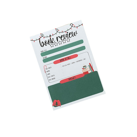 Xmas bookreview notepad