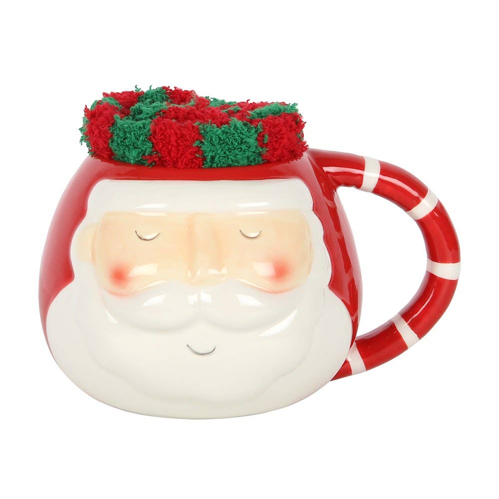 Set mokken en sokken voor de kerstman