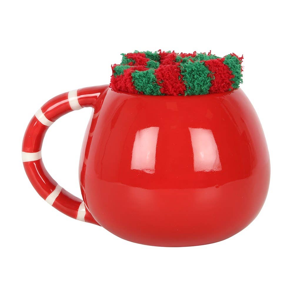 Set mokken en sokken voor de kerstman