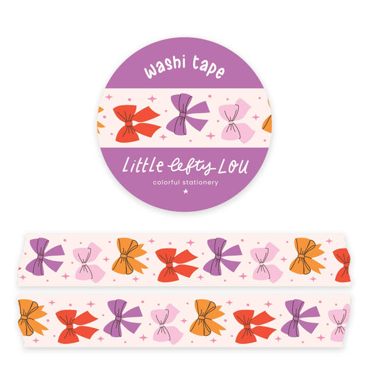 Washi-tape met strikjes