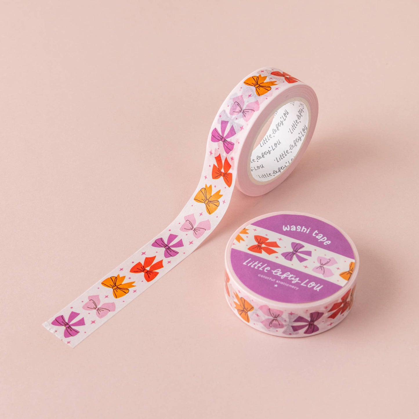 Washi-tape met strikjes